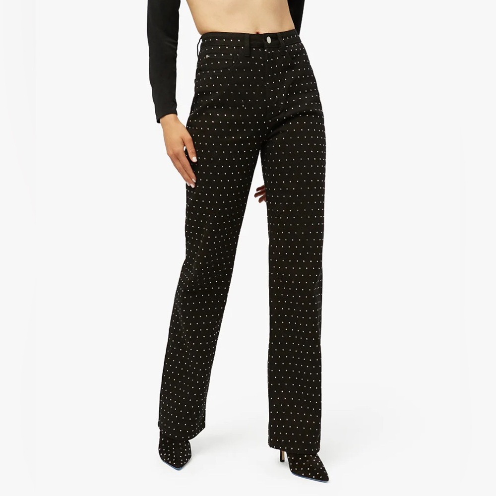 WeWoreWhat Rhinestone Jeans - Picture 3 of 10